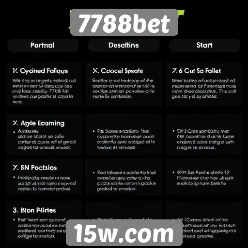 Análise das funcionalidades do site 7788bet